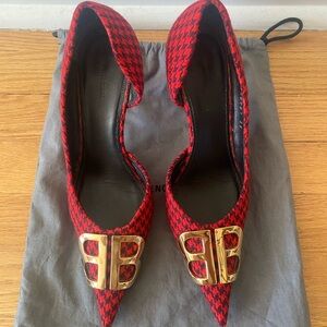 Balenciaga Houndstooth Razor Pumps